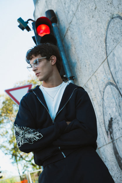 TEAM MEMBER ZIP HOODIE - ROYAL BLU
