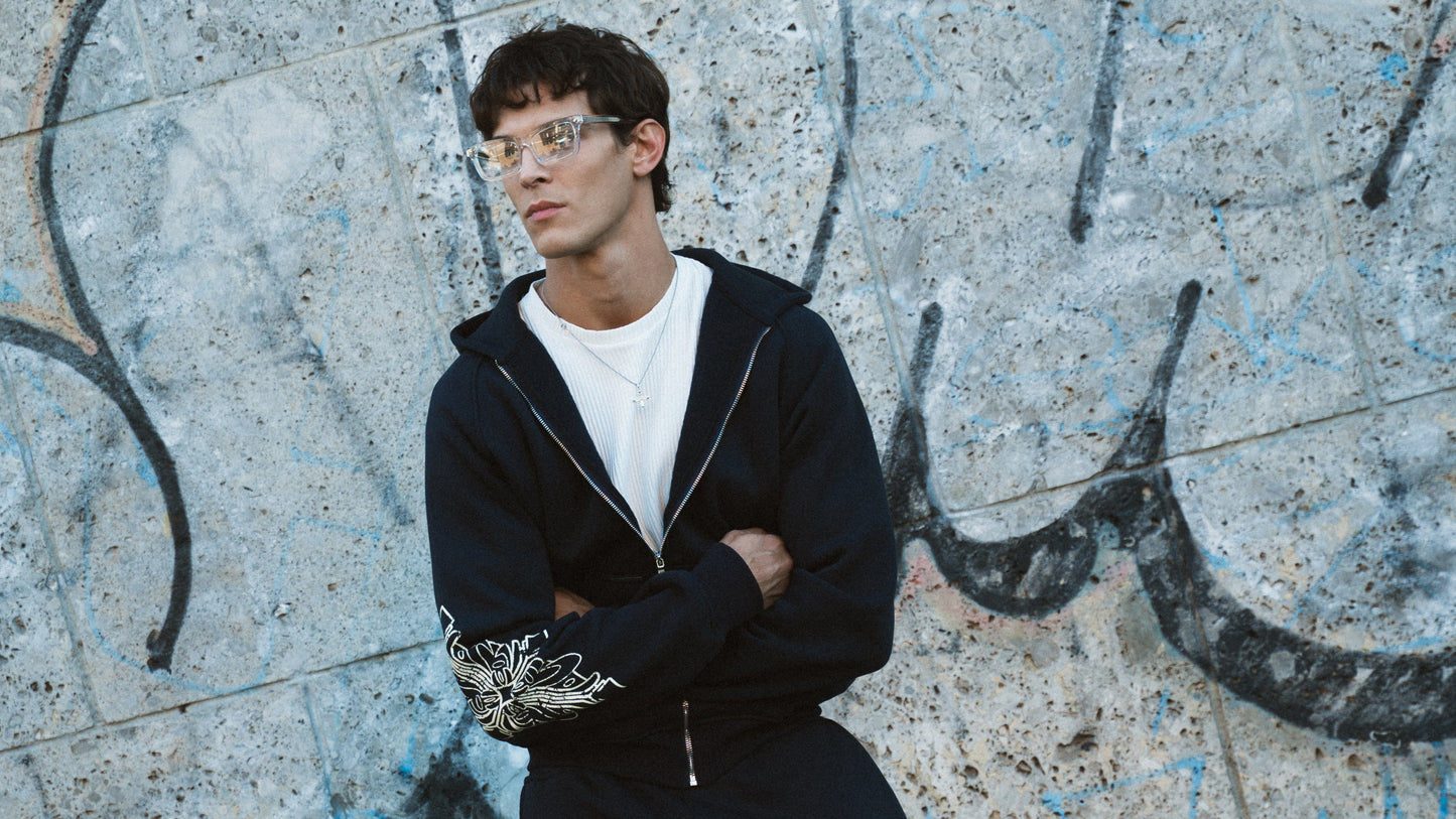 TEAM MEMBER ZIP HOODIE - ROYAL BLU