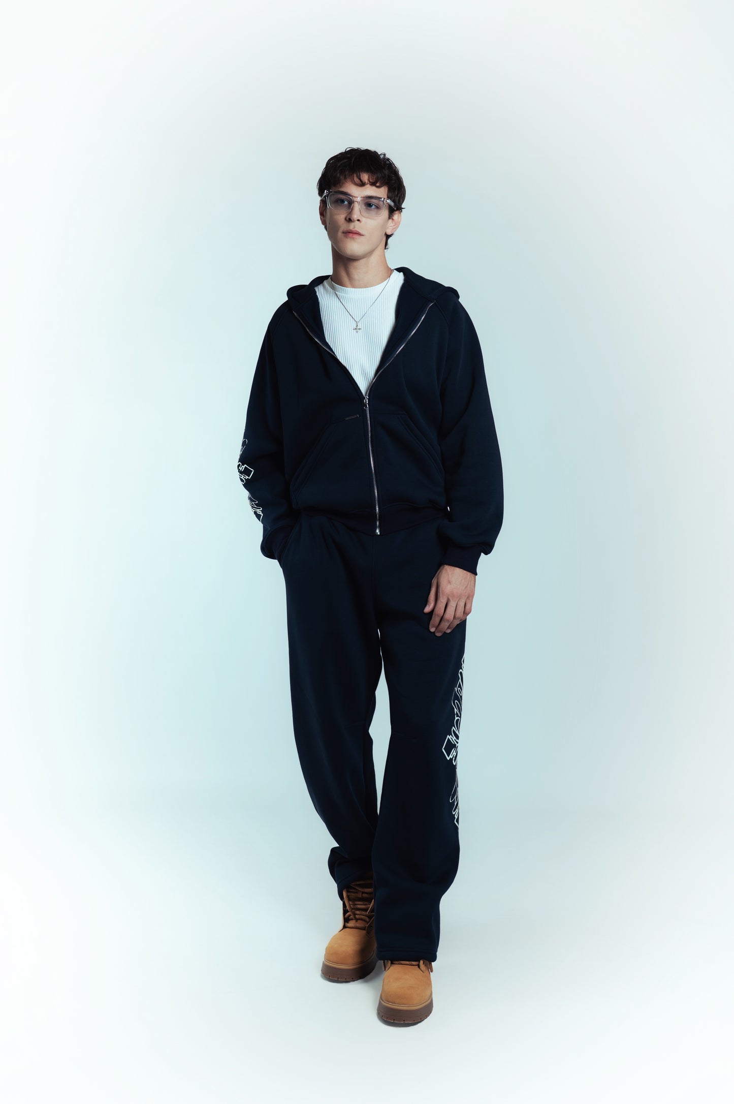 TEAM MEMBER ZIP HOODIE - ROYAL BLU