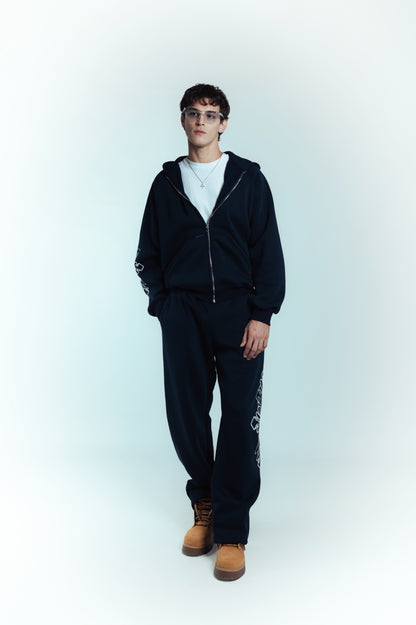 TEAM MEMBER ZIP HOODIE - ROYAL BLU