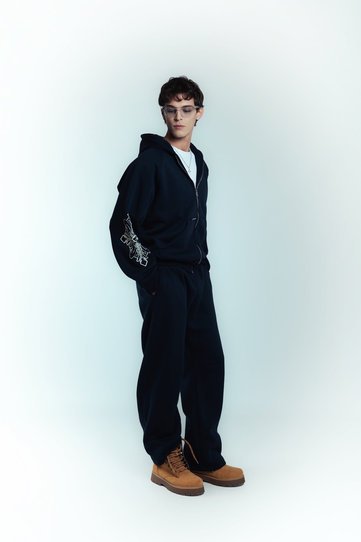 TEAM MEMBER ZIP HOODIE - ROYAL BLU